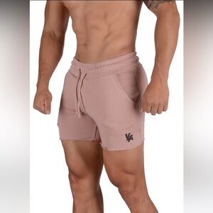 YoungLA Men's Athletic Shorts in Light Pink